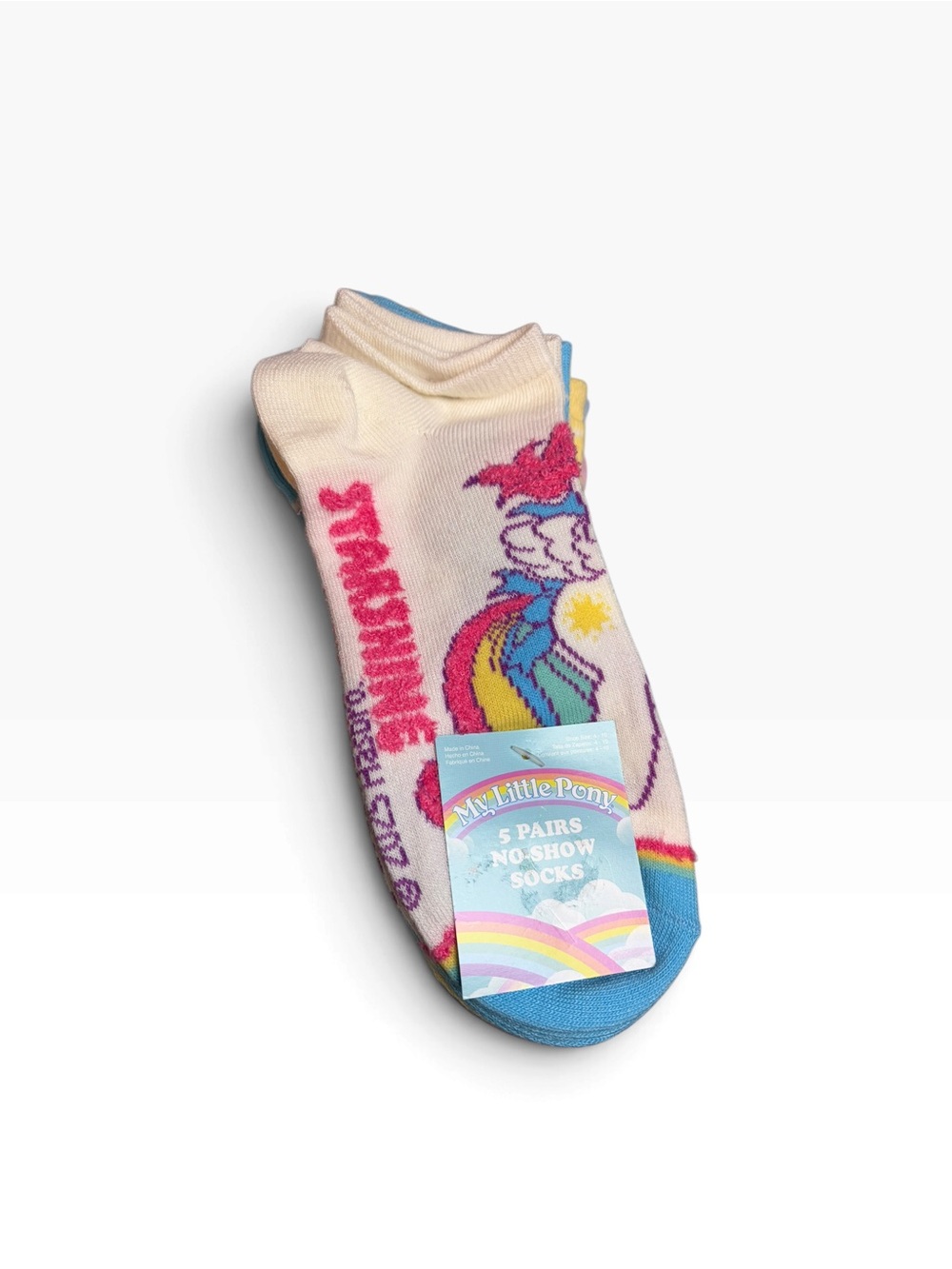 My Little Pony No-Show Socks Fluttershy Starshine Ponies